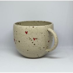 K�rlighed og kaffe koppen (med hank)