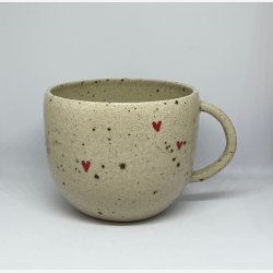 K�rlighed og kaffe koppen (med hank)