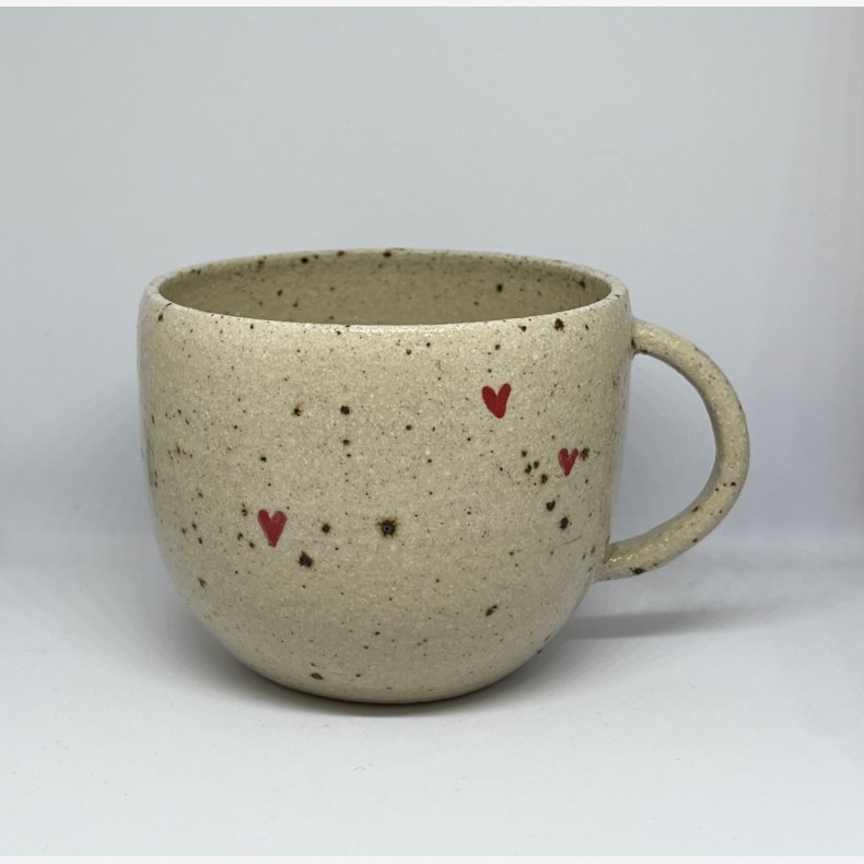 K�rlighed og kaffe koppen (med hank)